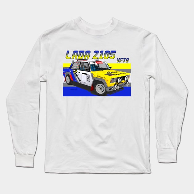 Lada 2105 VFTS Long Sleeve T-Shirt by PjesusArt